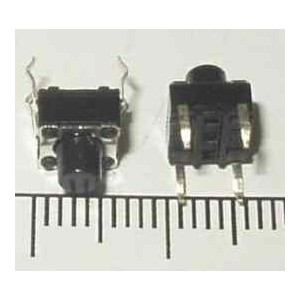 кноп. такт. 6.0 х 6.0 х 6.5 4 кон